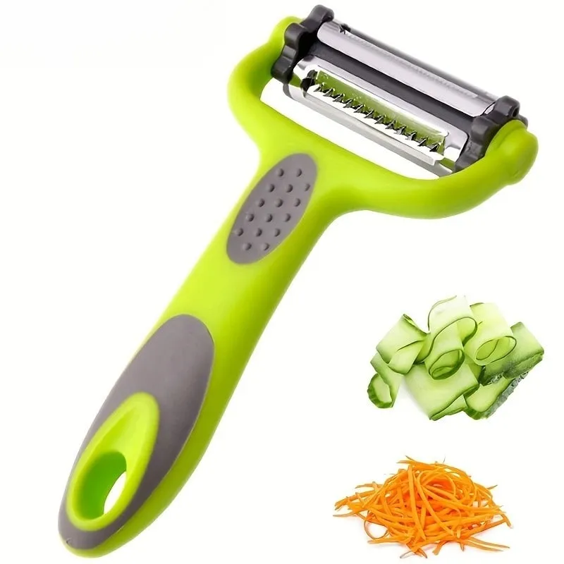 3-in-1 Multifunctional Fruit & Vegetable Peeler Paring Knife Grater & Shredder - The Ultimate Kitchen Tool Kitchen Accessories — image 2