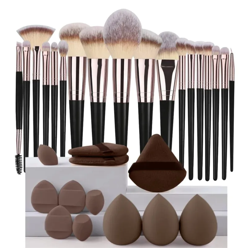 Sminkecset készlet Professzionális Beauty Foundation korrektor púder szemhéjpúder pirosító ecset Kabuki Blending Cosmetic Beauty Tool — image 13