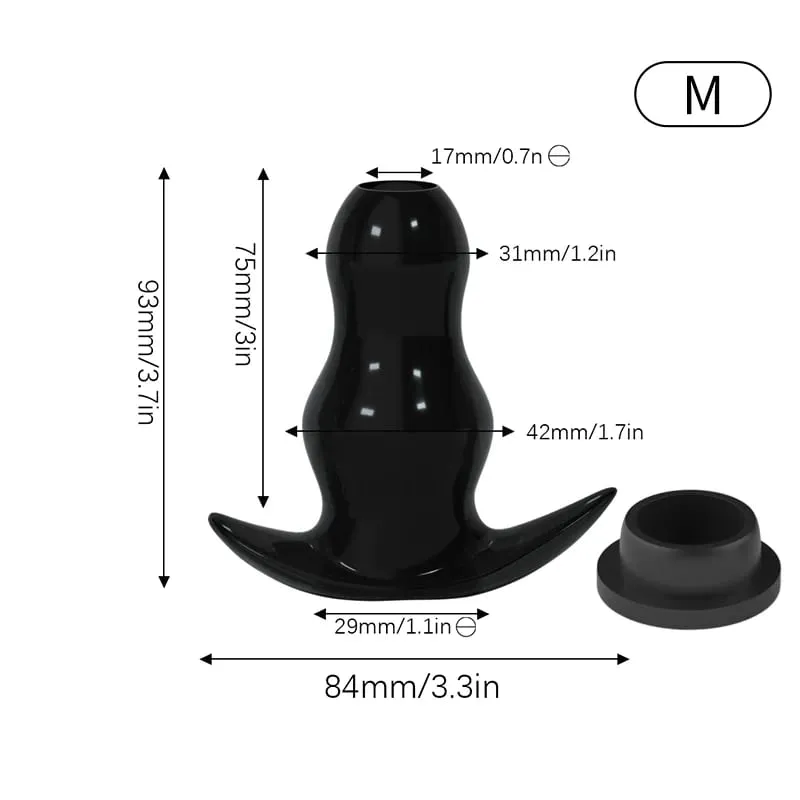 5 Sizes Hollow Anal Plug/Dilator/Dildo Soft Speculum Prostate Massager Butt Plug Set Intimate/Enema Sex Toys For Women Men Gay