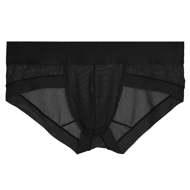 Nova roupa interior para cuecas masculinas cueca masculina ropa interior hombre calzoncillos deslizamento malha respirável calcinha S-XL — image 9