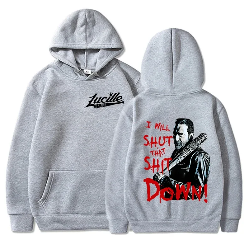 Men And Women Negan This Is Lucille The Walking Dead Printed Hoodie Casual Tops Unisex Harajuku Long Sleeve Sweatshirts New — image 5