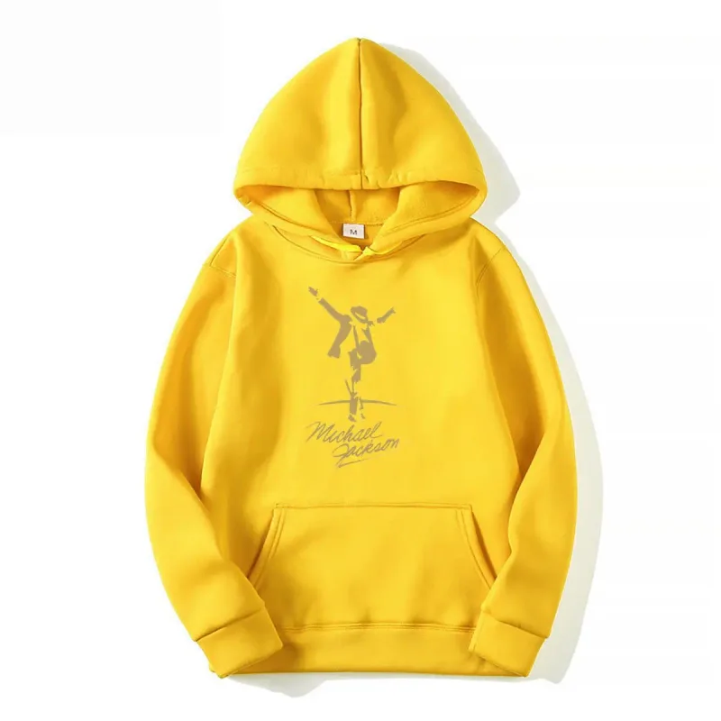 Moletons masculinos Michael Jackson Gold