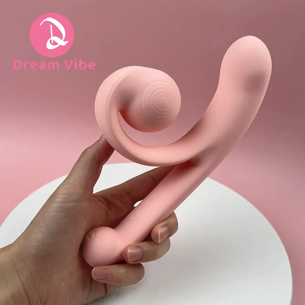Ροζ Σαλιγκάρι Δονητής με σημείο G Dildo Penetration Flexbile Snail για τέλεια εφαρμογή στο κλειτορίδα Stimulaiton 10 Modes Pleasur Sex Toy for Women — image 6