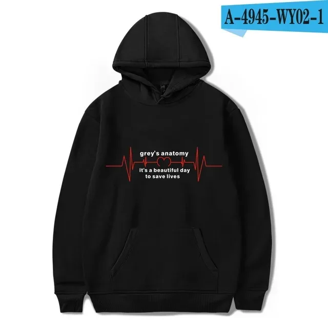 Harajuku Gray's Anatomy Tumblr Greys Anatomy moletom com capuz estampado moletom masculino/feminino confortável moletom adulto/criança — image 47