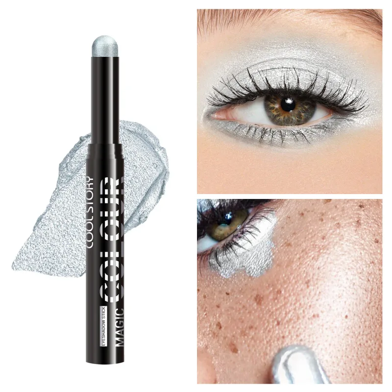 2 σε 1 Eyeshadow Lipstick Stick Pencil Waterproof Glitter Brighten Matte Eye Shadow Makeup Pigment Eyeshadow Pen — image 16