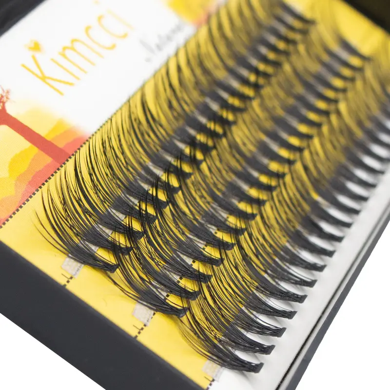 30D Kimcci הרחבת ריסים בודדים 1CASE 0.07C איפור השתלת Cluser ריסים טבעיים רכים עיניים מלאכותיות ריסים Cilia as SILK