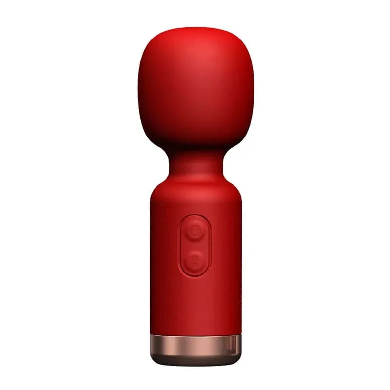 Mini Clitoral Stimulator AV Vibrator Wand with 10 Vibration Modes Portable Vibrating for G Spot Nipple Adult Sex Toy Massager — image 8