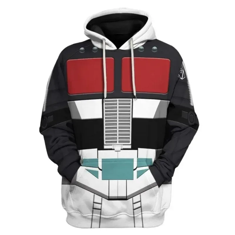 Bandai Brand's New 2026 Autumn-winter Collection Features A Stylish Cosplayer Men's Hooded Sweatshirt Inspired By Transformers — image 8