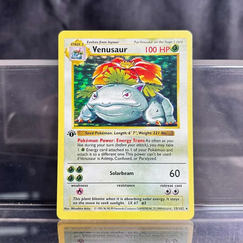 Holographic PKM Single Cards Charizard EX Pikachu 1st Edition Neo Mewtwo Συλλογή καρτών μεσολάβησης PTCG Battle Cards Παιχνίδια Δώρα