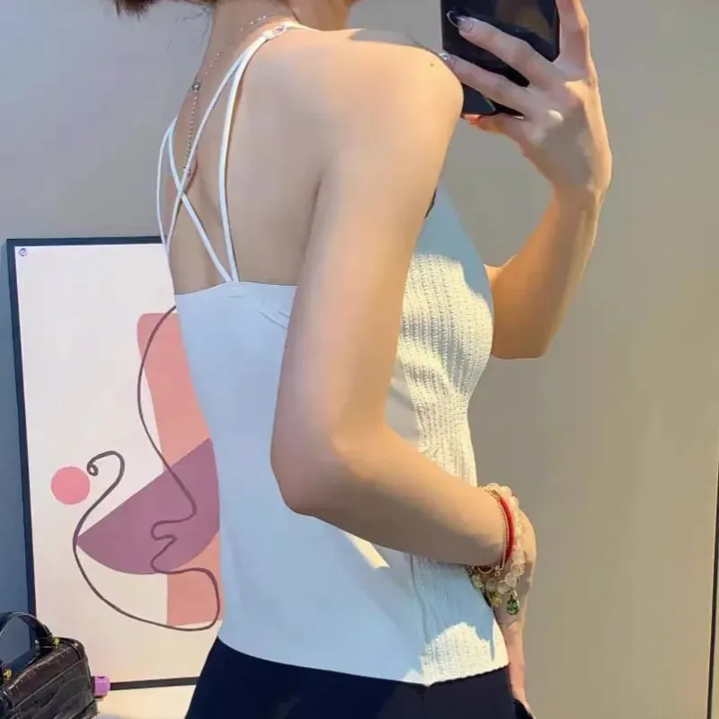 Nyári Melltartó Fekete Fűző Aktív Nagy méretű Bralette Megereszkedett melltartó Mellény Topic Camisole&tanks Traf Női Ruházat Top Traf Zara — image 4