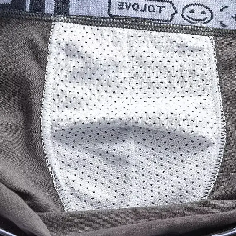 1/4 peças roupa interior masculina algodão boxer shorts roupa interior masculina calças boxer respirável u convexo roupa interior masculina sexy plus size — image 9