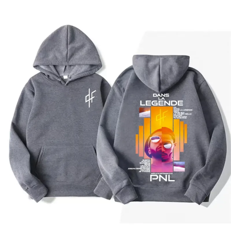 French Rapper Le Monde Chico PNL Album Cover Hoodies Men's Clothing High Quality Fleece Sweatshirts Fashion Hip Hop Retro Hoodie — image 15