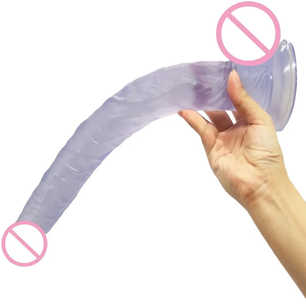 40 cm-es valósághű, hosszú műpénisz, nagy pénisz Hatalmas műpénisz hüvelyi maszturbáció G pont stimuláló anális fenékdugó női szexuális játékok 18+ — image 3
