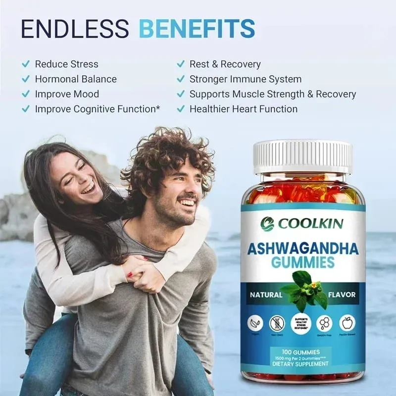 Ashwagandha Gummies - Enhance Physical Strength and Endurance Relieve Stress and Anxiety Improve Sleep Quality Antioxidant — image 5