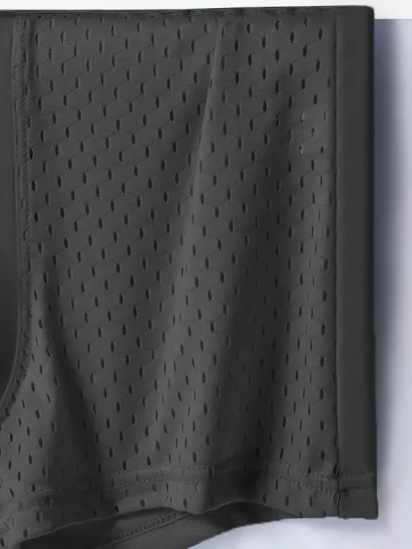 8 st/set Herrunderkläder Ice Silk Mesh Herrtrosor Andningsbara Spårlösa Modetrosor Enfärgade manliga boxershorts — image 5