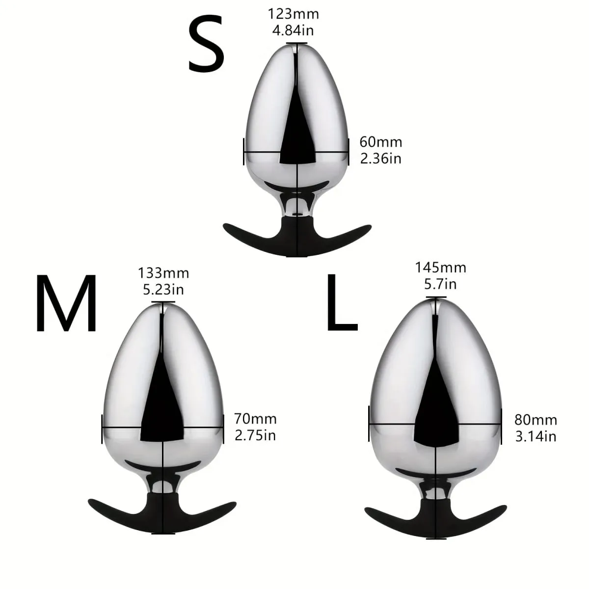 Metal Butt Plug Adult Erotic Toys BDSM Butt Plug Pull Couples Flirting Room Toys Anal Dilator Masturbators Sex Tools Anal Beads — image 2