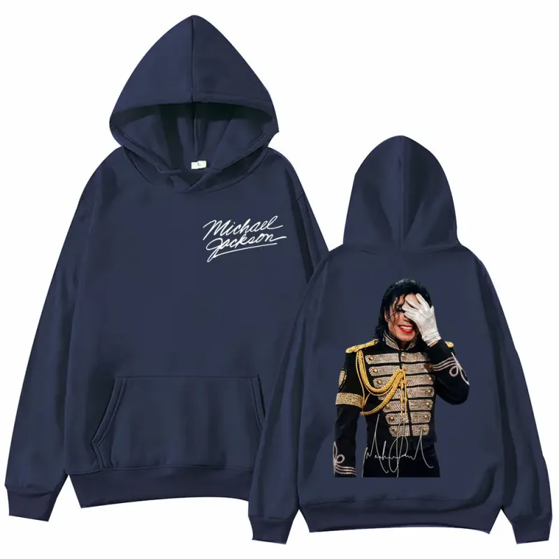 90's Classics Michael Jackson Graphic Hoodies Men Women Harajuku Rock Style Pullovers Vintage Fashion Long Sleeve Sweatshirts — image 4