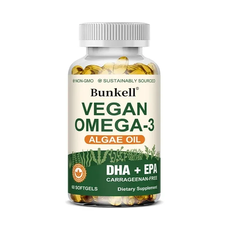Omega 3 algaolaj | Plusz DHA EPA nem GMO Általános egészség | Halolaj-helyettesítő 120 kapszula Lágy kapszula — image 8