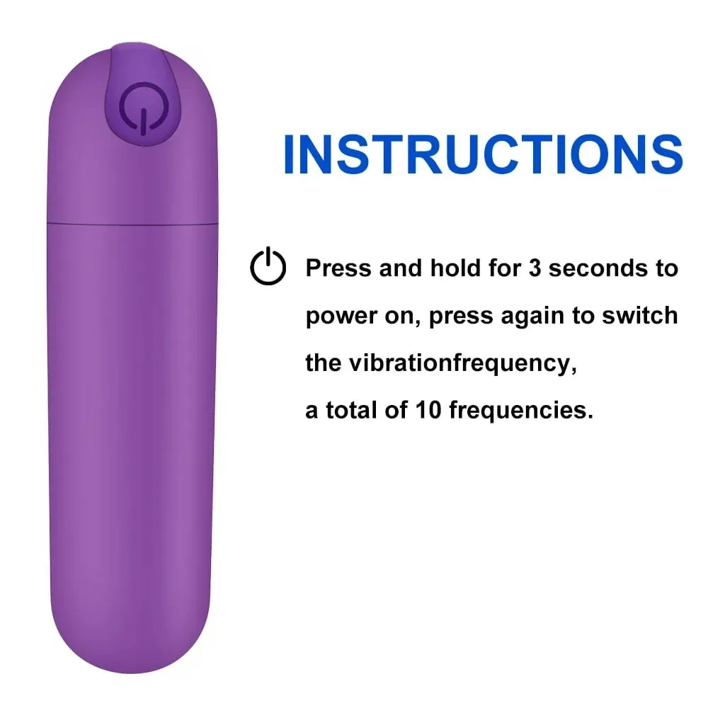 Mini Bullet Vibrátor nőknek Erős lökés, vibráló mellbimbó hüvely csiklóstimulátor, tolóműködő szexjátékok 18 év feletti pároknak — image 4