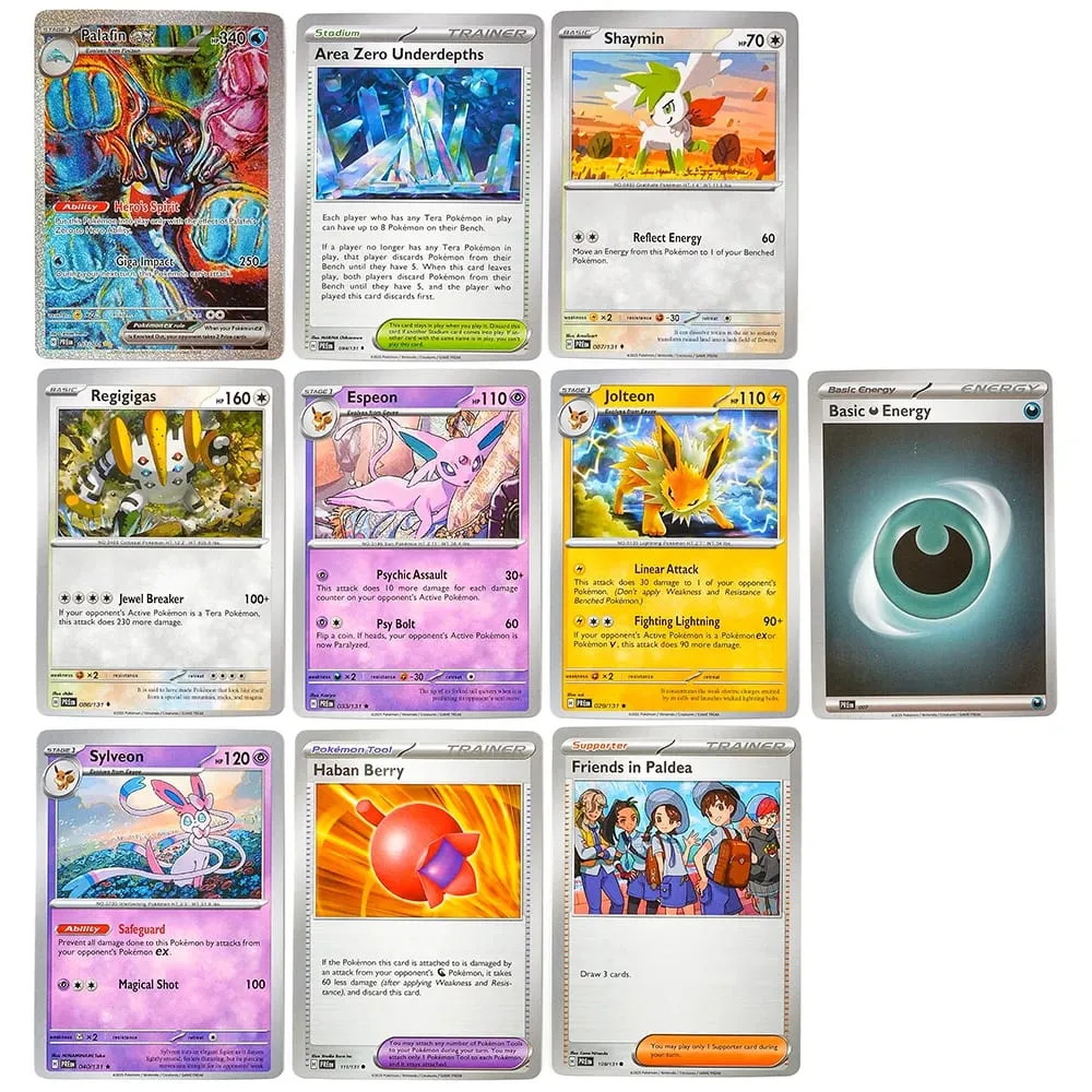 Εμπορική κάρτα Pokémon 360Pcs English Pokémon TCG: Prismatic Evolutions Scarlet Violet Box 36 Pack Box — image 6