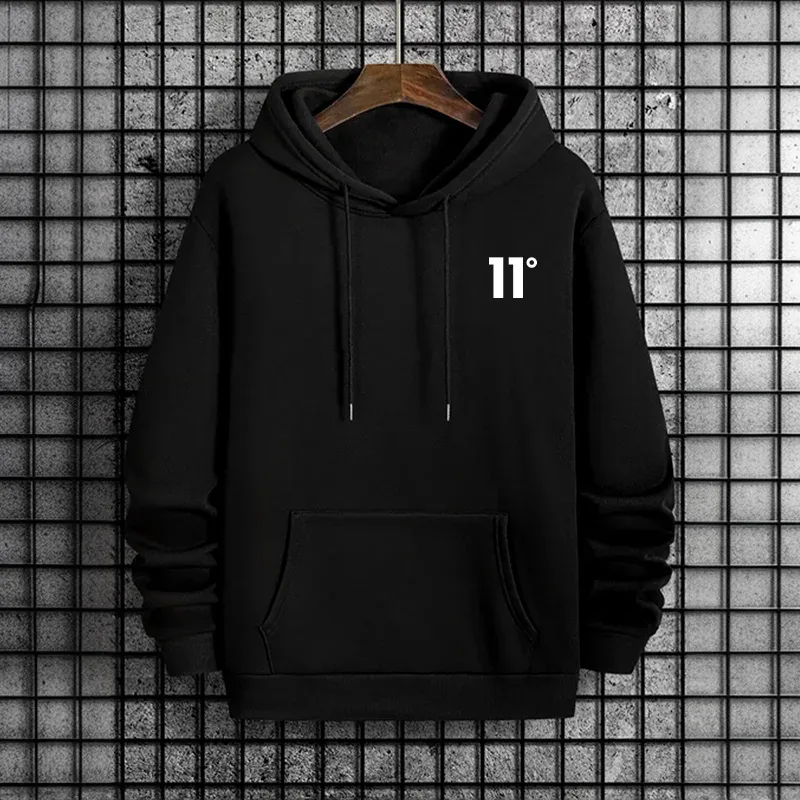 2025 New Arrival Men's Sweatshirt Urban Casual Fashion Hooded Long Sleeve Pullover Autumn Winter Daily Casual Sporty Warm Hoodie — image 5