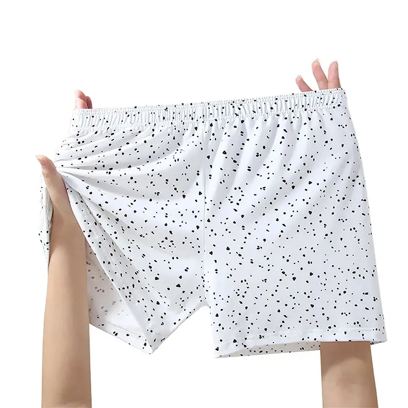 5PCS Bagong Estilo na Panti ng Panlalaki Panlalaking Polka Dot Aro Pantalon na may mga Patag na Sulok Malambot sa Balat na Matabang Pantalon Makahingang Panloob na Panlalaki