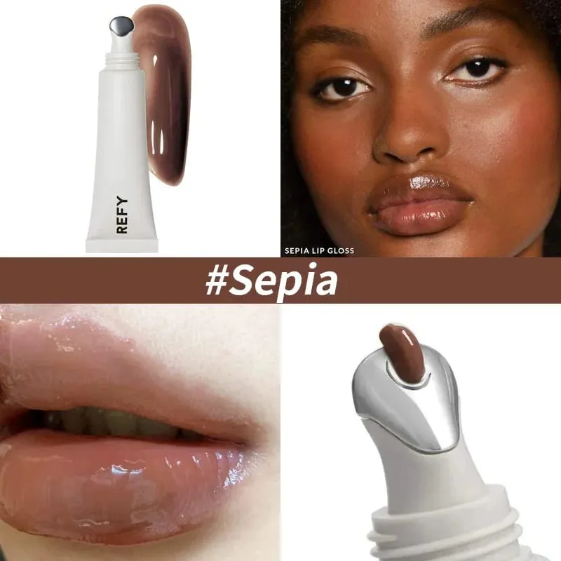 Διάφανο ενυδατικό Lip Gloss με Αντικολλητικό Υαλουρονικό Οξύ Λειαίνει τα χείλη Θρεπτικά Ενυδατικά Clear Lip Care Makeup