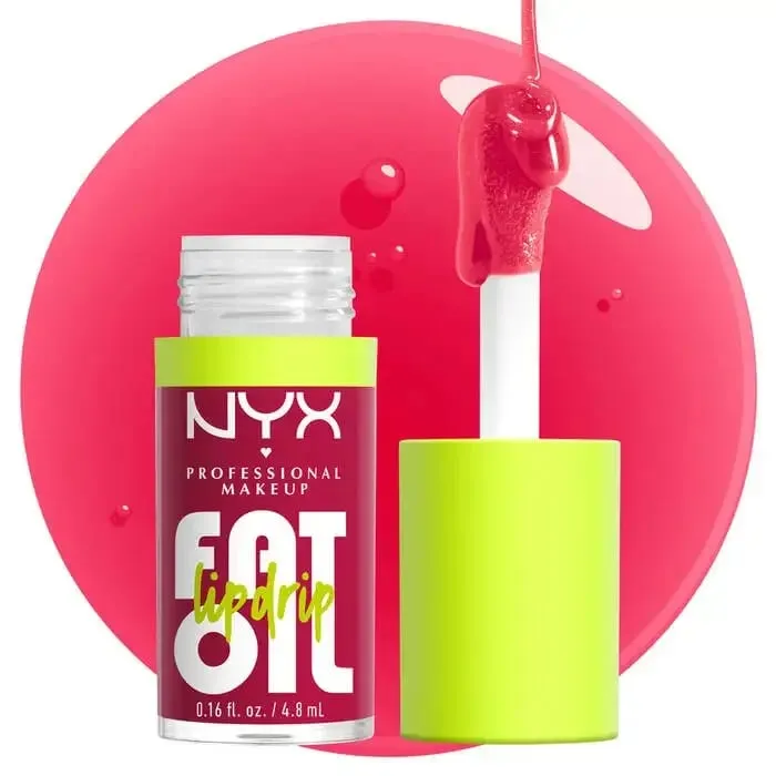 NYX Fat Oil Lip Gloss Drip Lip Gloss מעניק לחות עמוקה לשפתיים דמוי מראה לא דביק סקסי ליפ גלוס Glaze איפור שפתון קוריאני אופנה — image 14