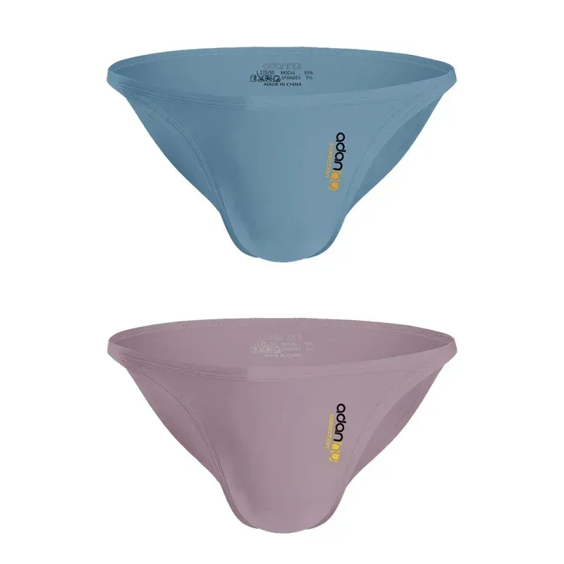 Men Modal Low‑Rise Briefs Sexy Solid Color Simple Triangle Underwear Sports Breathable Comfortable Male Panties — image 37