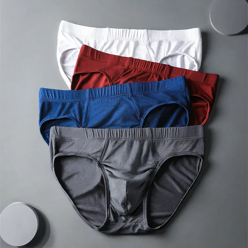 Men's underwear, men's briefs, summer thin modal underpants, sexual charm, large-sized men's low-waisted breathable shorts — image 2