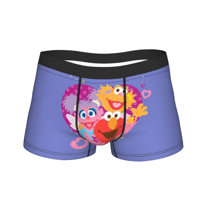 S-Sesames Streets Tango Elmo at Grover Underwear Men Shorts Briefs Nakakatuwang Boxershorts Quality Customs Oversize Panties — image 15