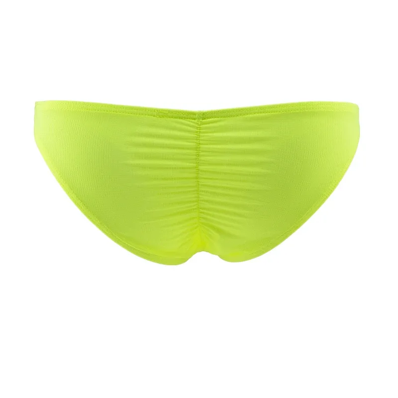 Cuecas de biquíni dos homens roupa interior sexy homem u bolsa hip elevador cuecas malha respirável masculino mini calcinha ropa interior hombre deslizamentos — image 4