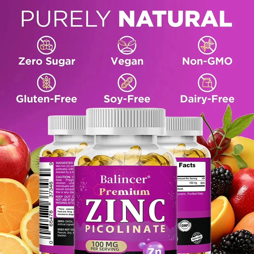 Cink-pikolinát 100 Mg – A kiváló cink felszívódás fokozza az immunrendszert, támogatja az alvást és az energiát támogatja a légzőrendszer egészségét — image 4
