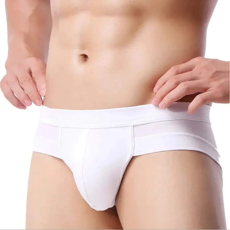 Men's U-convex briefs trendy shorts low waist fashionable trousers pants breathable anti-stuffy comfortable light ski 3256812329149267 — image 7