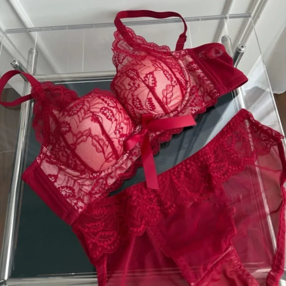 Hot New Wireless Push Up Bra Set Women Small Bust Gather Side Support Anti Sag Sexy Soft Daily Wear Lingerie 32‑38ABC — image 3