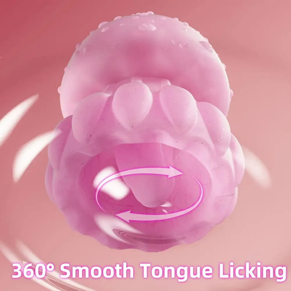Tongue Licking Vibrator 10 Modes Δόνηση LED Rainbow Color Jellyfish Vibrator Θηλή κλειτορίδα Διεγέρτης σεξουαλικό παιχνίδι για ενήλικες 18 — image 5