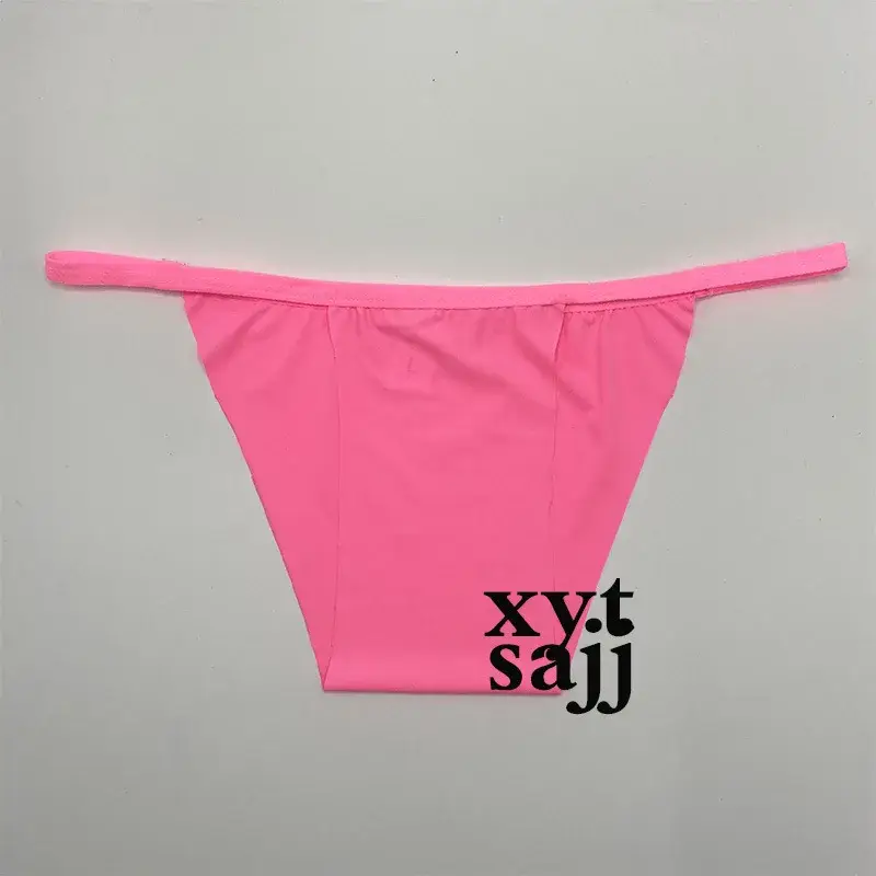Lågfärgade unisex triangelunderkläder Formgjutning i ett stycke Enfärgad Ej elastisk design Icke-Bindande Komfort Sexiga Brief Trosor — image 8