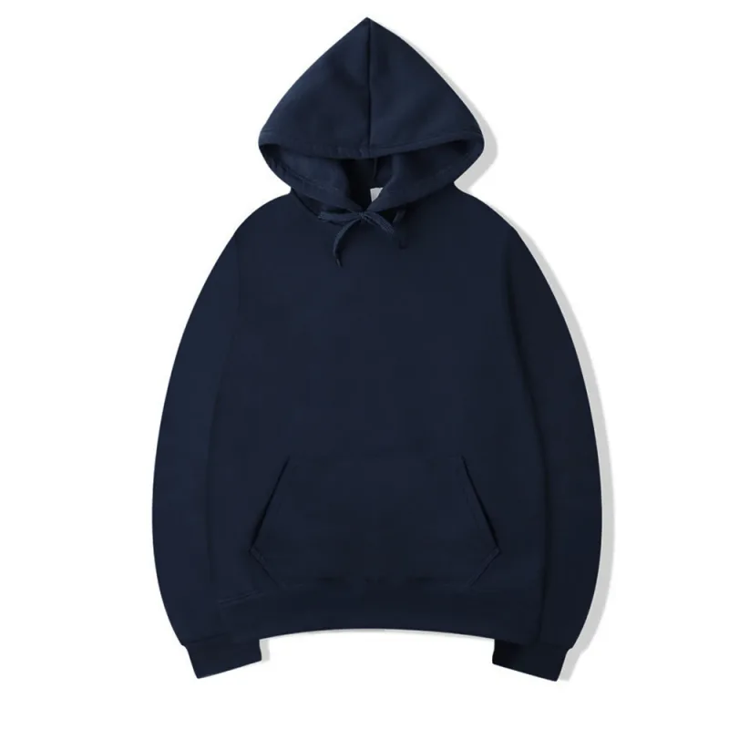 Homens Hoodies Mulheres Pulôver Primavera Outono Casual Moletom Com Capuz Cor Sólida Hoodies Oversize Moletom Preto Para Masculino — image 6