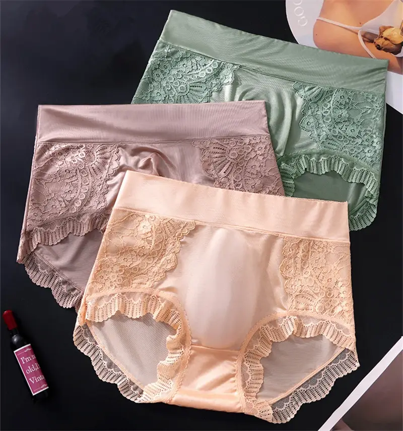 Sexy men's underwear Ice silk lingeries for man adults 18 plus cuecas masculina lace mesh cueca 3D seamless calzoncillos hombre — image 10