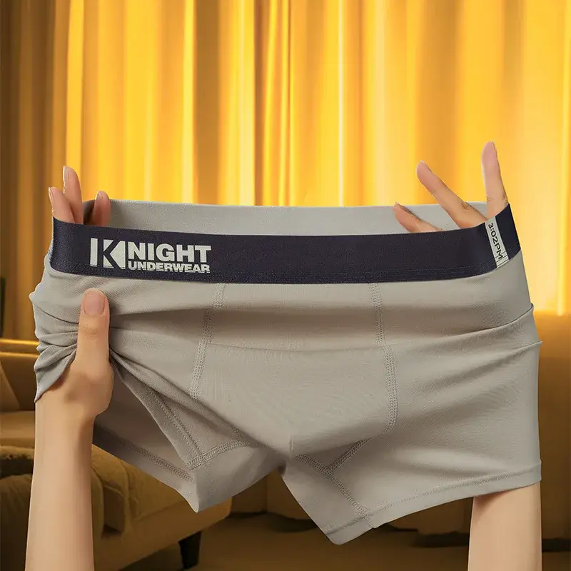Cueca boxer esportiva masculina, bolsa convexa em u, verde, boxer homme, elástico, para meninos, calção de banho confortável, calcinhas deslizantes
