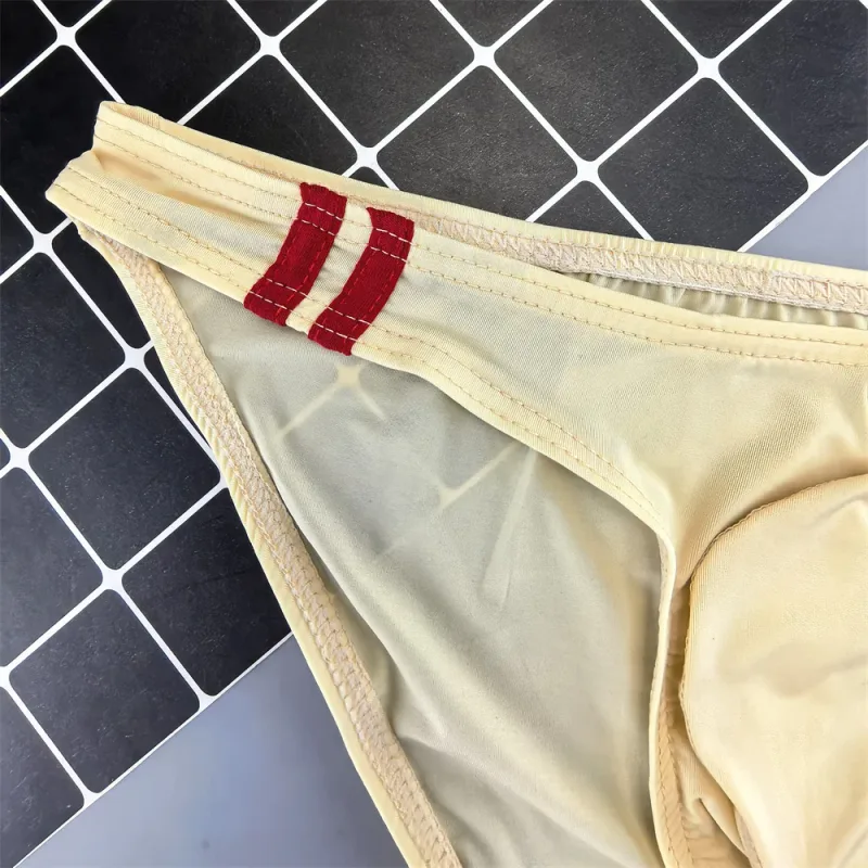 Mens Sexy Ice Silk Underwear Briefs Ultra Thin Seamless Panties Quick Dry Breathable Lingerie Male Comfortable Plus Size Panty