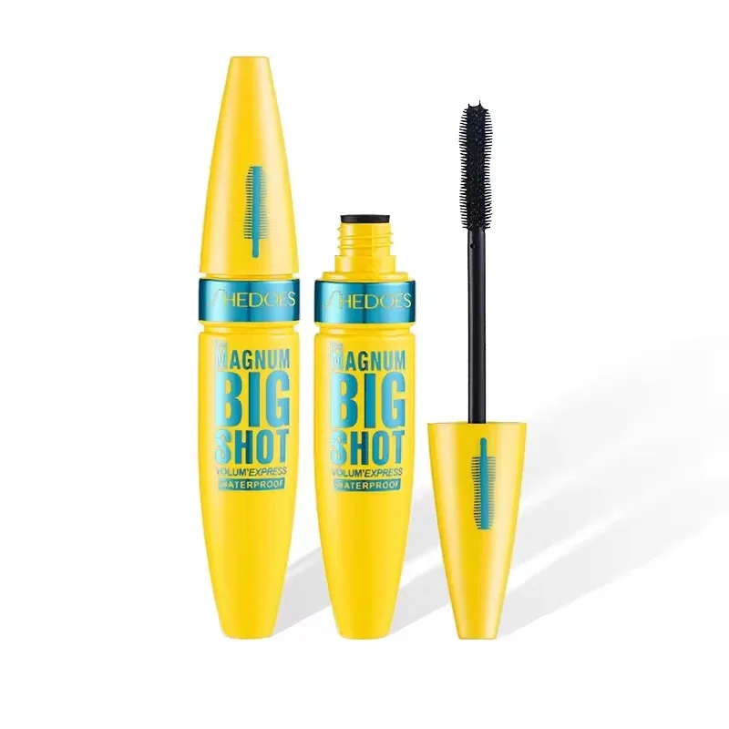 Big Shot עמיד למים מסקרה Volume Express Curling Lash Mascara עמיד לכתמים איפור ריסים שחורים עבים לריסים מלאים יותר