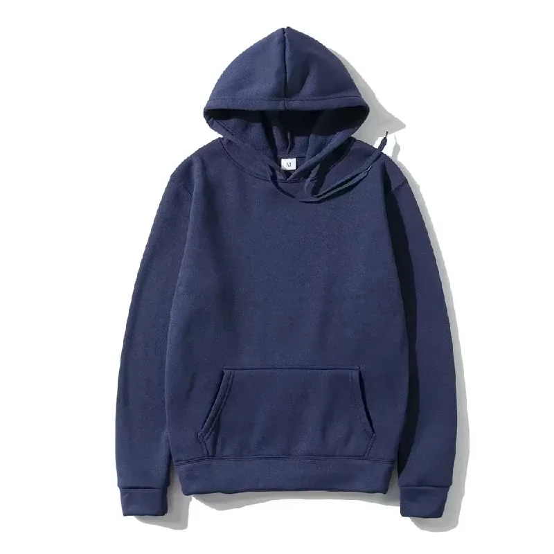 Men's and Women's Solid Color Pocket Hoodies Sports Fitness Sweatshirts Fashionable Casual Pullovers Multi Color — image 15