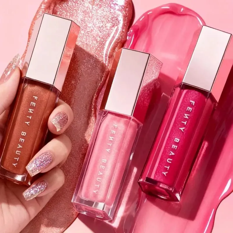 Fenty Beauty Transparent Lip Gloss Multicolor Moisten Shine Glitter Lip Plumper Makeup Beginner Liquid Lipstick Makeup Cosmetics — image 3