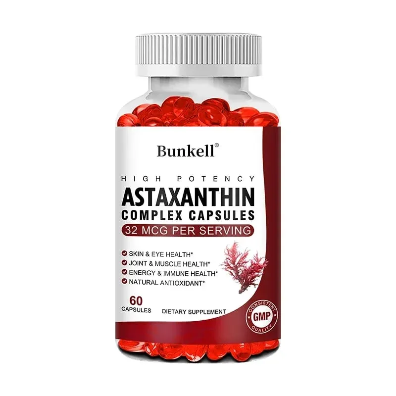 Astaxanthin Complex Capsules - with Fish Oil Antioxidant Supports Vision Eye and Skin Muscle Joint and Immune Health — image 9