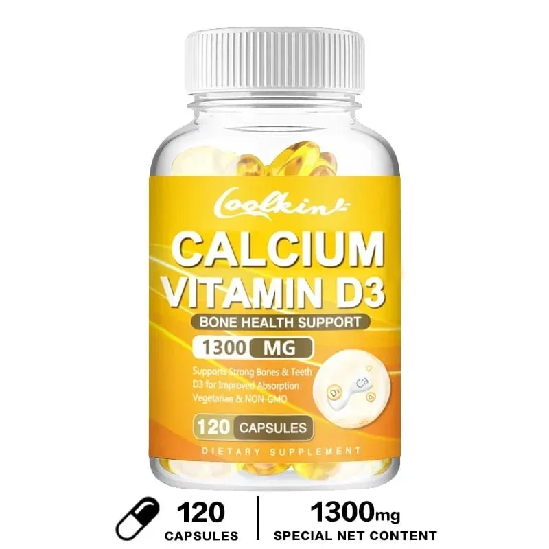 A kalcium + D3-vitamin elősegíti a csontok egészségét és az immunrendszer támogatását, javítja a karbonát felszívódását Étrend-kiegészítő