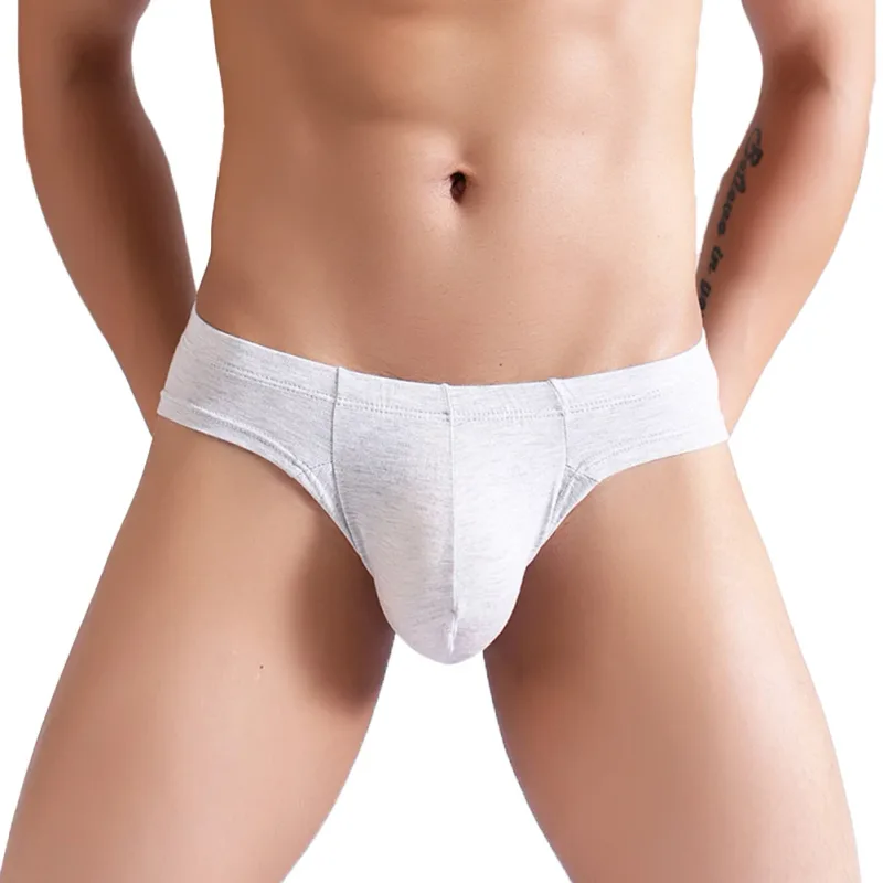 Sexiga män Slip Cueca U konvexa underkläder Andas Låg midja Mjuka byxor Underkläder High Fork Trosor Kalsonger Calzoncillos — image 13