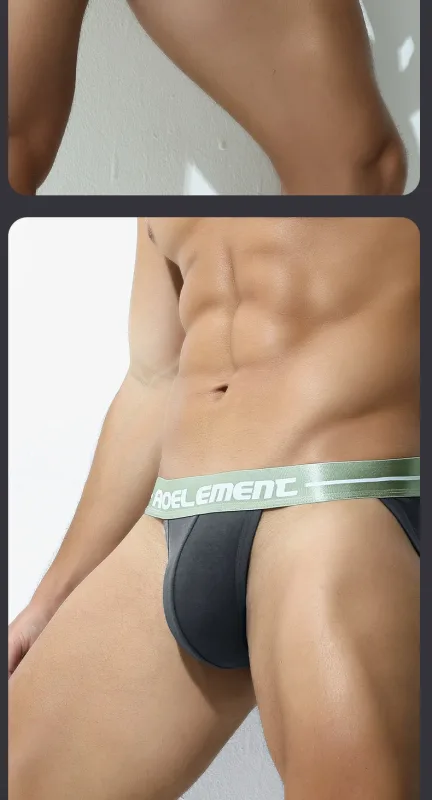 Low waist sexy modal panties men u convex tight high fork T pants sports briefs thong summer thin shorts — image 19