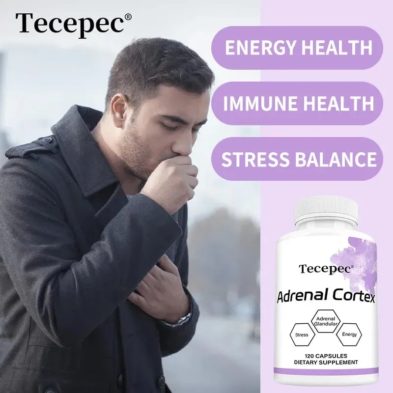 Adrenal Supplements - Supports The Immune System Relieves Stress Fatigue Boosts Energy and Metabolism