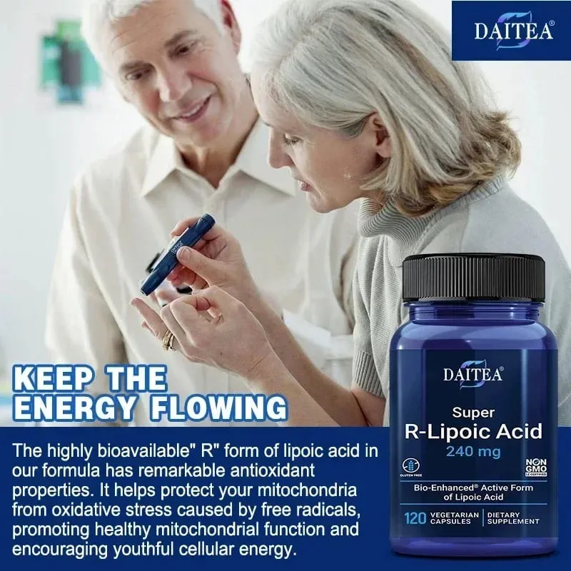 R-Lipoic Acid - Powerful Antioxidant Properties Helps Maintain Cells Energy & Skin Health Cardiovascular Health — image 6